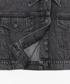 WEGO ヴィンテージウォッシュショートデニムジャケット