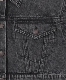 WEGO ヴィンテージウォッシュショートデニムジャケット