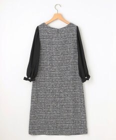 組曲 【KUMIKYOKU NAVY】ラメループモールツイード ワンピース