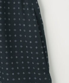 J.PRESS LADIES 【洗える】シュリンクデシン ジオメトリックプリント ワンピース