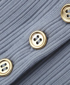 earth music&ecology ダブル衿ペプラムプルオーバー