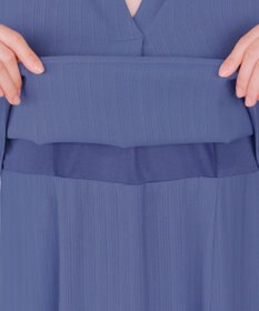 Tiaclasse つまみタック袖ワンピース