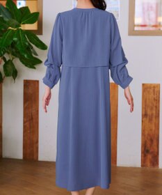 Tiaclasse つまみタック袖ワンピース