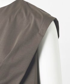 23区 【GOLD LABEL】ファインスムースジャージー カシュクールデザイン カットソー