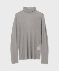 GRACE CONTINENTAL シアーリブタートルトップ