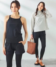 OP／FILA 【ocean pacific】モックネックラッシュガード付き 水着5点セット