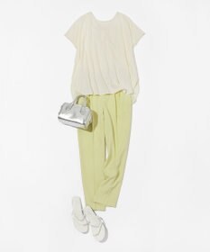 Feroux 【ONWARD CROSSET MAG掲載・セットアイテム】バックギャザーシャイニーセット ワンピース