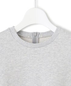 23区 S 【洗える】クリアコットンテリー ストライプフリル スウェット