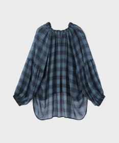 GRACE CONTINENTAL チェックカフタントップ