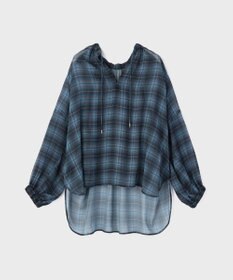 GRACE CONTINENTAL チェックカフタントップ