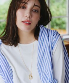 Tiaclasse メタルリボンロールネックレス