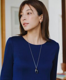 Tiaclasse メタルリボンロールネックレス