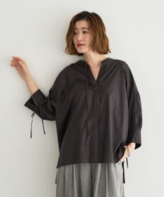 YECCA VECCA 【ORGABITS】5分袖スキッパーシャツ