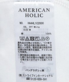 AMERICAN HOLIC ラウンドカットプルオーバー