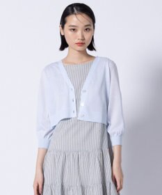 TOCCA 【美人百花掲載】SHEER BUBBLE KNIT ニットカーディガン