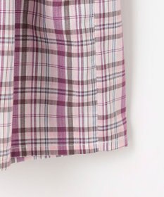 ANY KIDS チェックドッキングワンピース