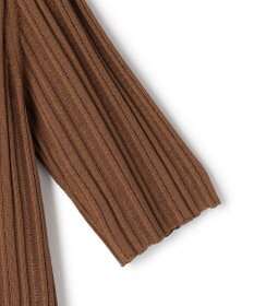 BEIGE， LABRADO / ランダムリブ スキッパーニット