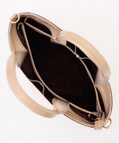 LA BAGAGERIE ツイルナイロン×エナメル 2WAYトートバッグ Mサイズ