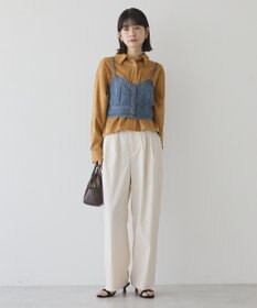 AMERICAN HOLIC Wポケットスエードライクシャツ