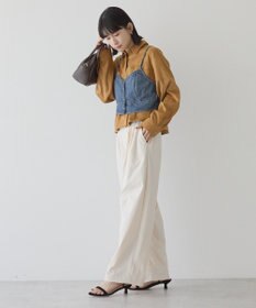 AMERICAN HOLIC Wポケットスエードライクシャツ