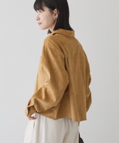 AMERICAN HOLIC Wポケットスエードライクシャツ