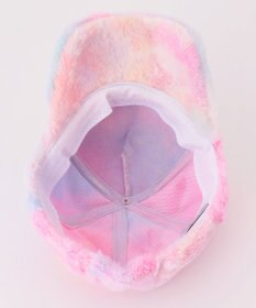 ANY KIDS ネコ耳付き ファー キャップ