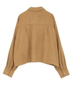 AMERICAN HOLIC Wポケットスエードライクシャツ