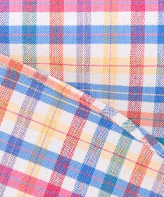 J.PRESS MEN コットンオックス マルチチェック シャツ / ボタンダウン