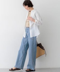 23区 【先行予約】LIBECOリネン ベーシック シャツ