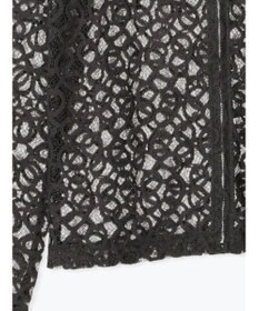 Te chichi レースジップアップフーディー