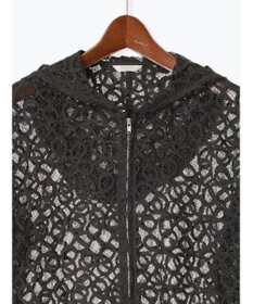 Te chichi レースジップアップフーディー