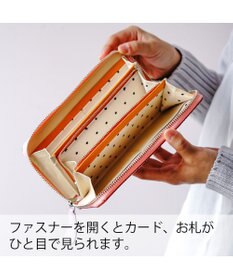 tsumori chisato CARRY スプリングねこパズル ラウンドファスナー長財布