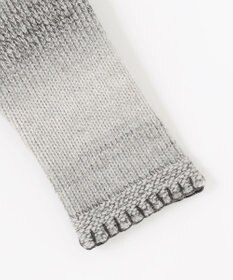 JOSEPH ABBOUD 【キングサイズ・インポート素材/アルパカブレンド/軽い】アルパカブレンドかすりボーダー ニット ジャケット