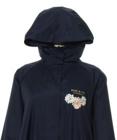 MOONBAT 【バッグ付】ポール & ジョー (PAUL & JOE　ACCESSOIRES) レインコート ポンジークリザンテーム