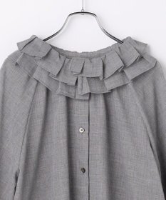 #Newans 【前後着用可能】【高山都さんコラボ】ビッグカラー２WAYブラウス