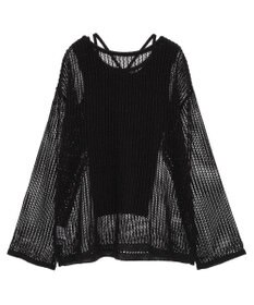 earth music&ecology ＳＥＴ２点メッシュプルオーバー＋タンクトップ