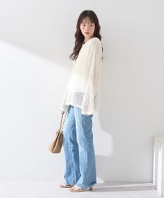 earth music&ecology ＳＥＴ２点メッシュプルオーバー＋タンクトップ