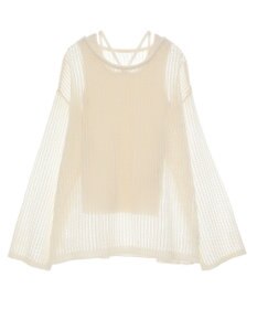 earth music&ecology ＳＥＴ２点メッシュプルオーバー＋タンクトップ