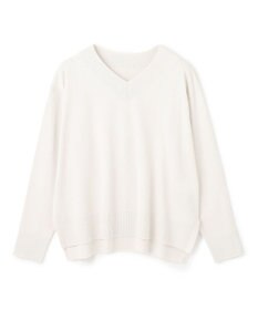 UNFILO L マイビューティ Vネック ニット