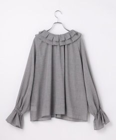 #Newans 【前後着用可能】【高山都さんコラボ】ビッグカラー２WAYブラウス