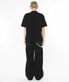 WEGO 【ユニセックス着用ITEM】ハトメバッククロスモチーフパンツ