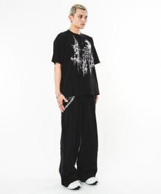 WEGO 【ユニセックス着用ITEM】ハトメバッククロスモチーフパンツ