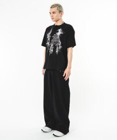 WEGO 【ユニセックス着用ITEM】ハトメバッククロスモチーフパンツ