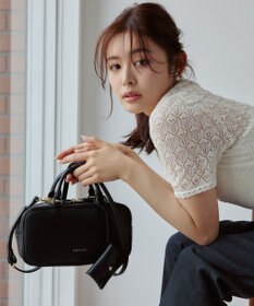 TOCCA CLAVIER LEATHER BOSTON BAG ボストンバッグ【古畑星夏さん着用】