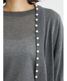 Green Parks ・ＥＬＥＮＣＡＲＥ　ＤＵＥパールツキシアーカーディガン