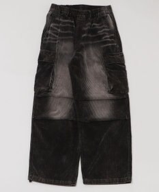 WEGO 【ウエストゴム/MLサイズ展開】イージーコーデュロイカーゴパンツ