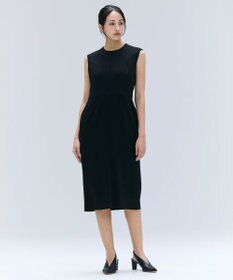 BEIGE， 【洗える・L-size】CINDY / クルーネックノースリーブワンピース