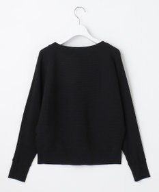 自由区 【洗える/セット可】レーヨンストレッチ ドルマンスリーブニット