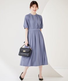 ANY SIS 【接触冷感・吸水速乾・UVケア】エアリードレープスムース ワンピース