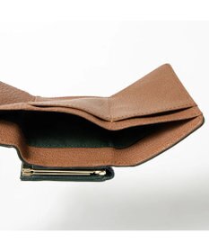 UNBILLION perche カラーコンビ3つ折り外ガマウォレット